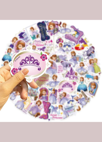 Набор виниловых наклеек Disney Princess Принцеса DSN-034 No Brand (359447577)