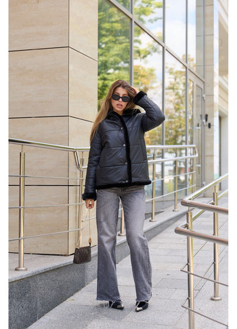 Черная зимняя куртка MN