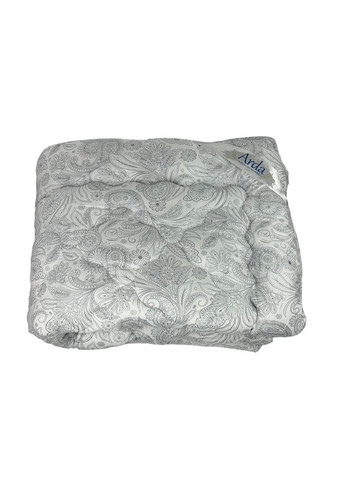 Одеяло полуторное закрытое Узор 20377 150х210 см серебристое Arda (364760207)