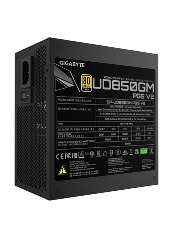 Блок живлення GP-UD850GM PG5 V2 850W Gigabyte (364860803)