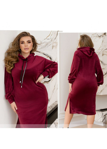 Бордовое платье Liton