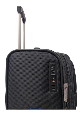 Чемодан большой 48203 жаккард-полиэстер L Черный Snowball (356452056)