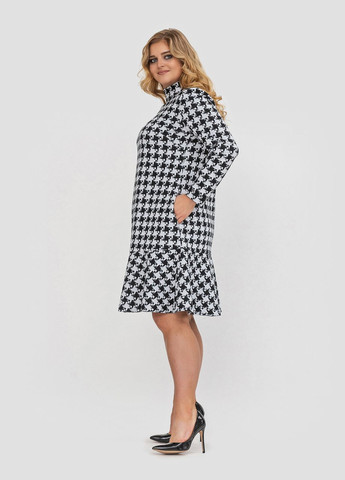 Білий вечірня сукня ніно чорно-біла 0351 Vlavi