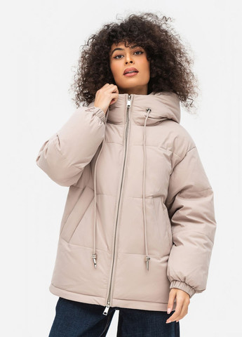 Молочная зимняя куртка модель Viva 8271