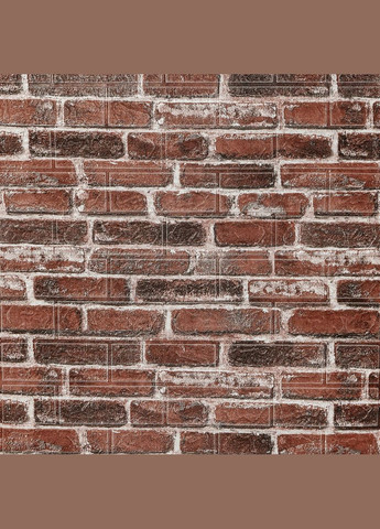 Самоклеюча 3D панель 3080x700x3мм Червона Катеринославська Цегла SW-00001761 Sticker Wall (327429409)