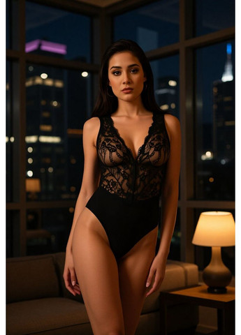 Боди EVALIE BODY black CherryLove Passion (366962826)