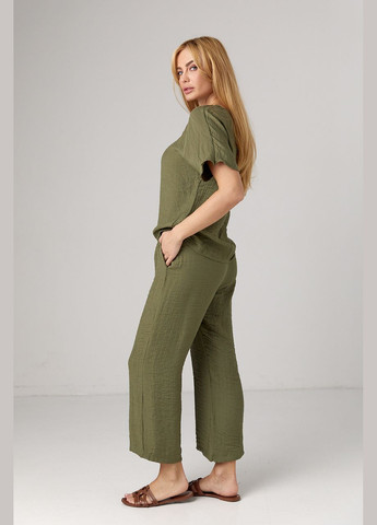 Літній костюм з брюками та футболкою Lurex (295185305)