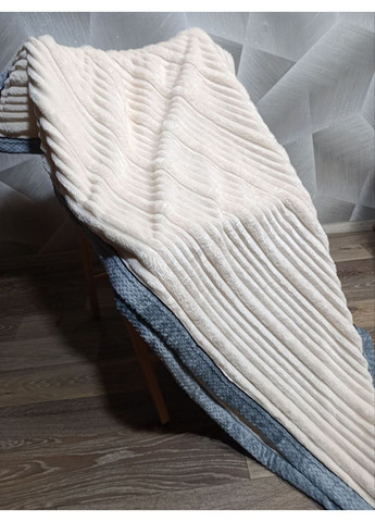 Плед м’який, гарної якості з обідком, розмір 150х200 см, подарункове пакування No Brand (365331393)