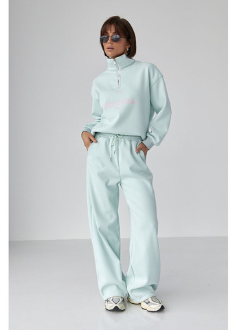 Теплый спортивный костюм с надписями Lurex Спортивный костюм (370381252)