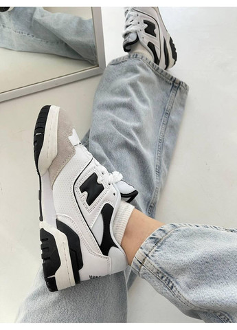 КРОСІВКИ ЖІНОЧІ NEW BALANCE 550 WHITE BLACK НЬЮ БЕЛАНС 550 No Brand чорні демісезони (367168543)