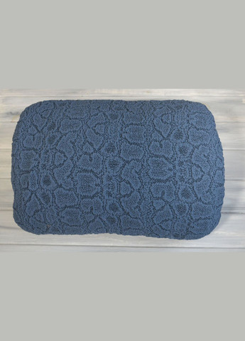 Жакардовий чохол на кутовий диван Stone з спідницею індіго Kayra (318382644)