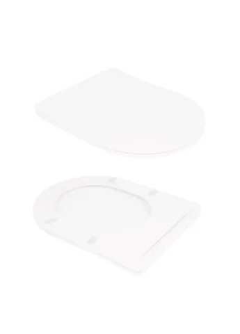 Унитаз напольный Virgo Ultra Quiet безободковый с сиденьем Soft-Close WHITE QT18226092AW Qtap (389555736)
