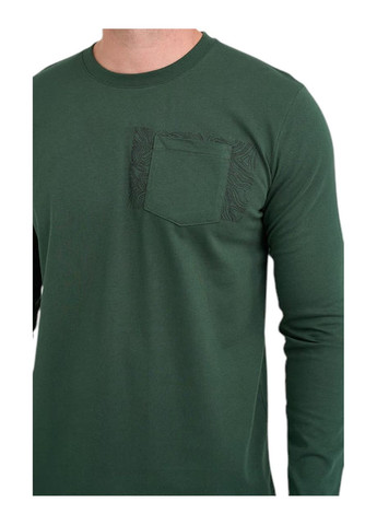 Зеленый лонгслив Kenvelo