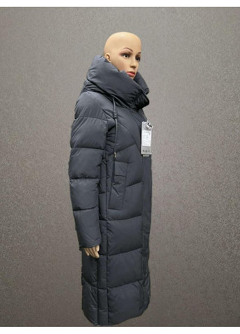 Синя зимня жіноче пальто 2411 Meajiateer