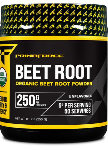 Свекла Organic Beet Root Unflavored 250 g Primaforce (305615906)