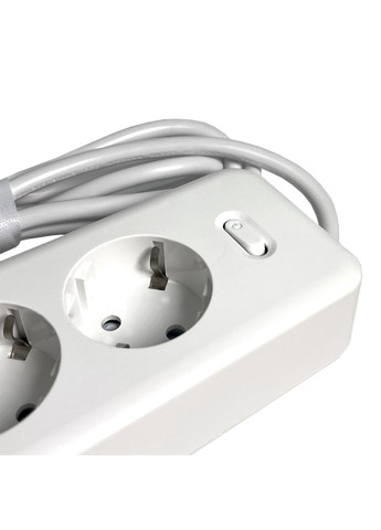 Мережевий фільтр-подовжувач Power Strip 4 16A 4000W 1.8м CH4AAAC-01WT Remzona (334293773)