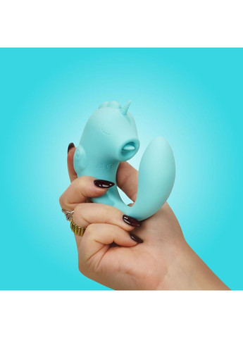 Вібратор-єдиноріжка Unihorn — C Horse — Ocean, вагінально-кліторальна стимуляція, 2 мотори по 10 режимів Peak (366577734)