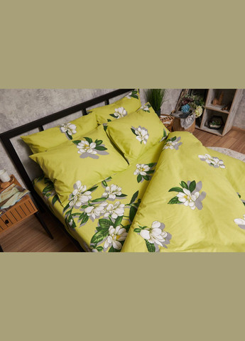 Комплект постільної білизни Бязь Gold Люкс «» King Size 220x240 наволочки 4х70х70 (MS-820005499) Moon&Star Wisteria (296909929)