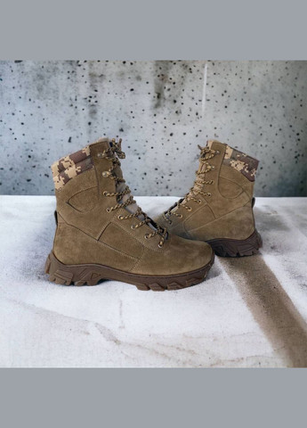 Женские Тактические Демисезонные Берцы. 36-49р Койот. Натуральная гидрофобная кожа! DSDF-2121 No Brand (301137827)