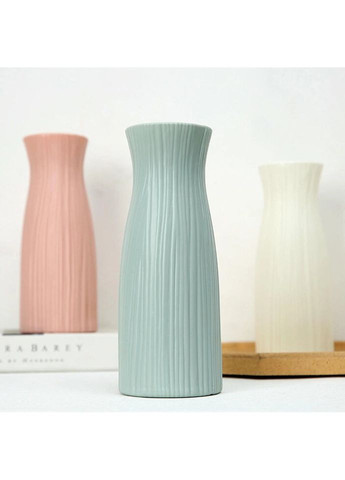 Ваза для квітів 14278 9.2х23.5 см блакитна No Brand (320099589)