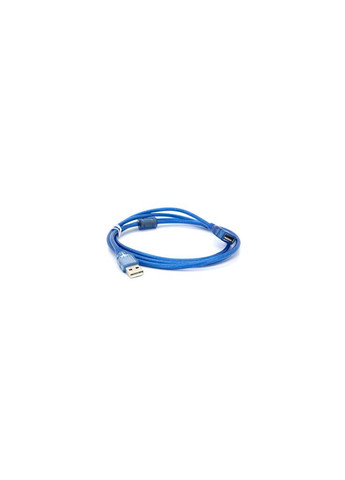 Дата кабеля (m475830) Voltronic USB 2.0 AM/AF 1.5m ferrite transparent blue (367062785)