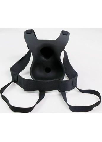 Подвійний порожнистий страпон із вібрацією 10 режимів + Лубрикант 215 мл + Спрей для очищення сексіграшок Чорний - (372734312)