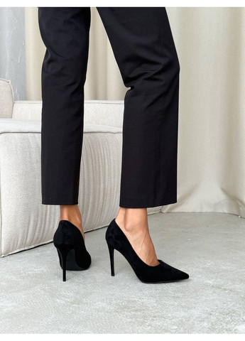 No Brand Стильные женские туфли черный з искусственная замша, — всесезон (350875050)