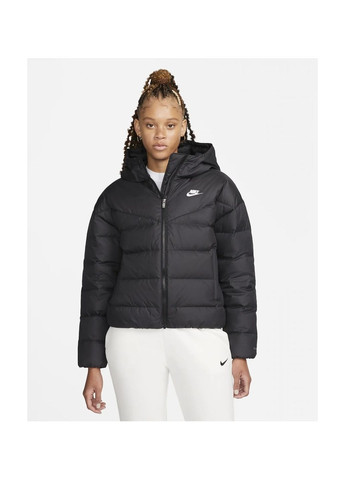 Чорна куртка жіноча w nsw sf dwn wr hd jkt black dq5903-010 Nike