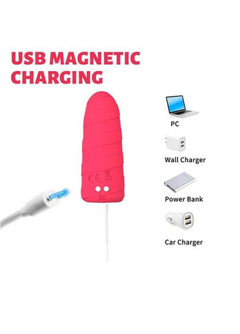 Вібратор "Морозиво" 10X Popsicle Vibrator USB Вібратори No Brand (370612055)