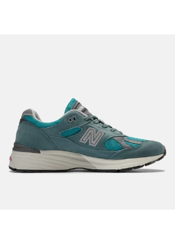 Зеленые бирюзовые кроссовки 991v2 made in uk 38,5 (6) 24 см (u991tt2) New Balance U991