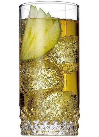 Набір 6 високих склянок Valse 440мл скляні Pasabahce (372172437)