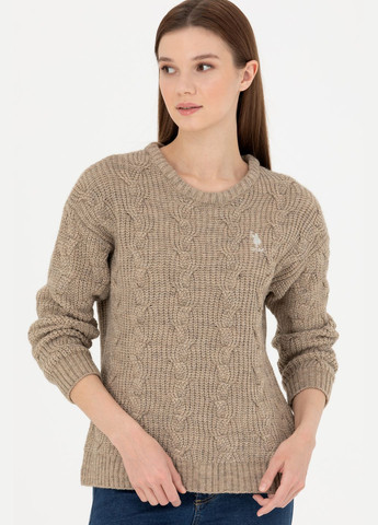 Серый свитер u.s. polo assn. женский U.S. Polo Assn.