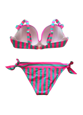 Розовый раздельный купальник розовый в полоску angela bsg - 014 Toccata