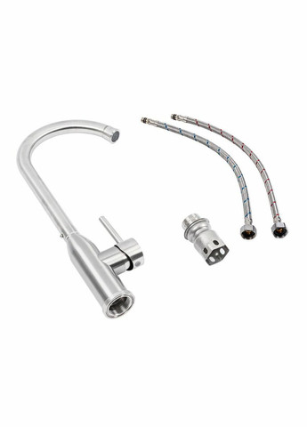 Змішувач кухонний нержавійка 26 FHP (7456) Platinum (342072475)