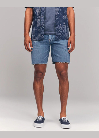 Шорты мужские - джинсовые шорты AF8992M Abercrombie & Fitch (267329025)
