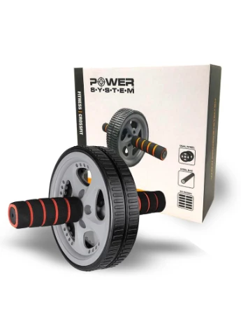Оригинал! Колесо для пресса PS-4006 Power Ab Wheel Grey/Black Power System (400169280)