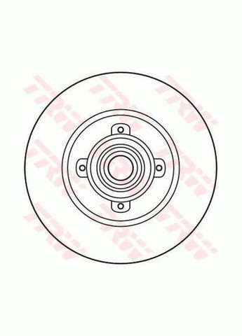 Тормозной диск TRW (360498593)