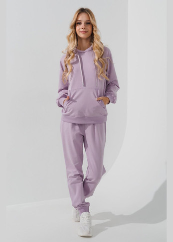 Костюм худи+штаны однотонный детский DM2401-1 158 см Лиловый (2000990558473D) shop (2000990558473) Dinomin (361499233)