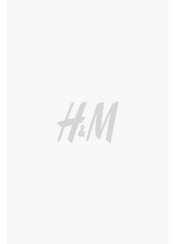 Оливковые классические демисезонные брюки H&M