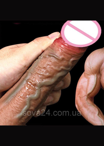 Великий вібратор на присоску для жінок Royal Ares лубрикант полуниця 300 мл 22*4 см No Brand (340914317)