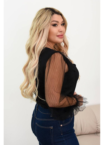 Женский боди рукава сеточка Osoblyva (367930628)