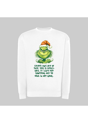 Світшот з принтом "If I can’t find something nice to wear, I’m not going". Грiнч (16702436151) ТiШОТКА (365436462)