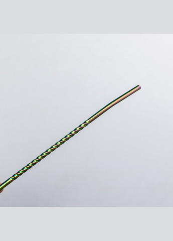 Набор соломинок-ложок многоразовых 6 штук из нержавеющей стали, зеленый Yiwu (325449580)