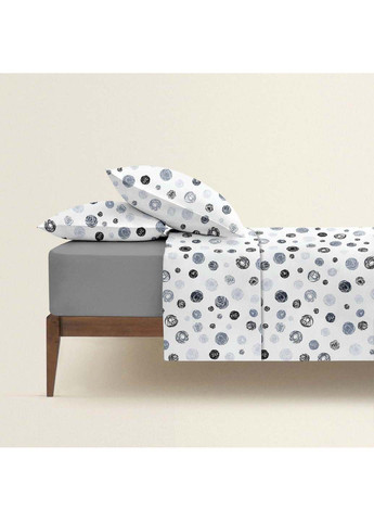 Двуспальная постель с простыней на резинке Yarn Balls CS1 180х220 см Cosas (307385943)