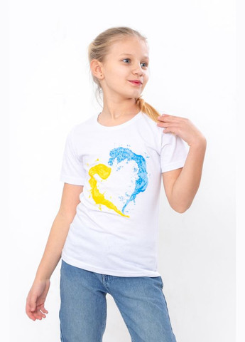 Біла літня футболка дитяча Носи своє