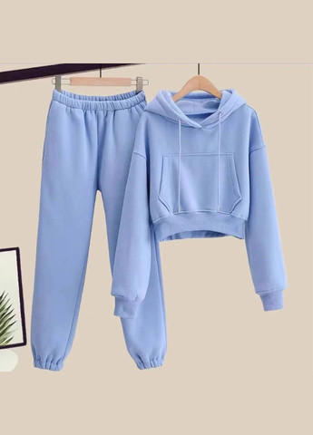 Костюм (вкорочене худі+джогери) Fashion (322118777)