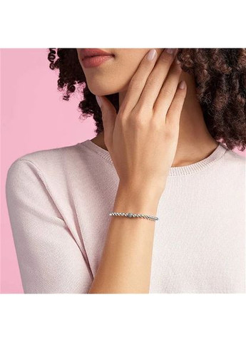 Серебряные серьги с бриллиантами "Бисер и Pavé" Пандора 598342CZ Kabluchka (355346172)