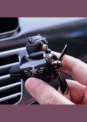 Ароматизатор автомобильный черный в виде пропеллера Mr. Bear Pillot No Brand (335977190)