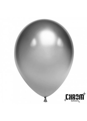 Латексна кулька 5"(13см) Хром срібло, Bestbal (Китай) No Brand (302312793)