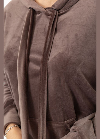 Спорт костюм женский велюровый, цвет оливковый, Ager (280911807)